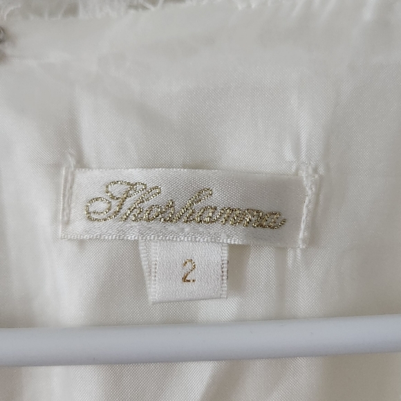 Shoshanna Rose Floral Lace Sheath Dress White 2 - Picture 5 of 6